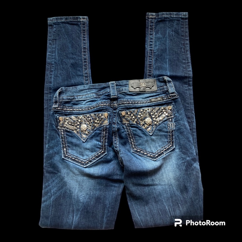 Womens Miss Me Signature Skinny Jeans Size 25